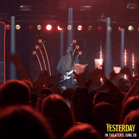 YesterdayMovie guitar concert cheer performance GIF