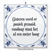 Stress Chaos GIF by Tegelspreuken.nl