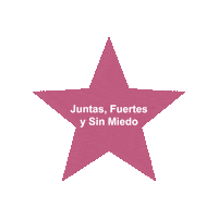 Sin Miedo Pink Sticker by Rosagitana