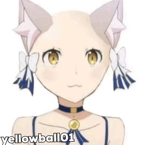 yellowball01 giphyattribution felix femboy re zero GIF