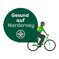 Bike Durch Sticker by AOK Niedersachsen