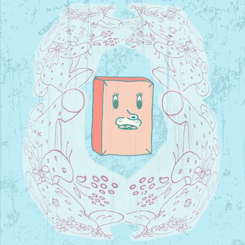 Tears Sponge GIF by Mimi Stockland