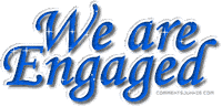 engaged Sticker