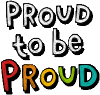 Proud Gay Sticker by Sarah The Palmer