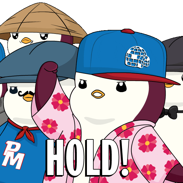 Hold The Line GIF by Pudgy Penguins