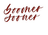 Oklahoma Sooners Boomer Sooner Sticker by pensandnibs