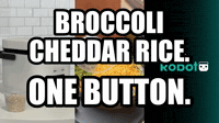 Broccoli Cheddar Rice. One Button. | Rice Robot