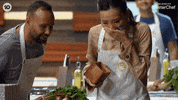 Celebrity Masterchef Reaction GIF by MasterChefAU