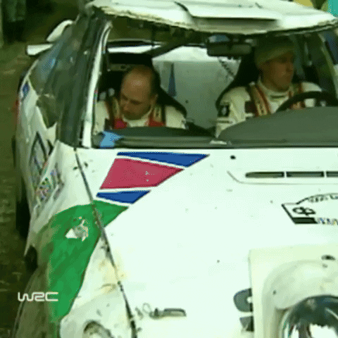 Driving Never Give Up GIF by FIA World Rally Championship