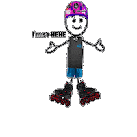 Helmet Rollerblading Sticker by SpaceCitySkaters