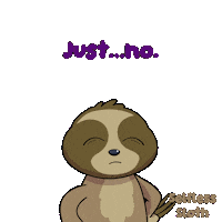 Sloth No Sticker by VeeFriends