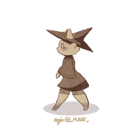 MejiaArt art cat animation halloween Sticker