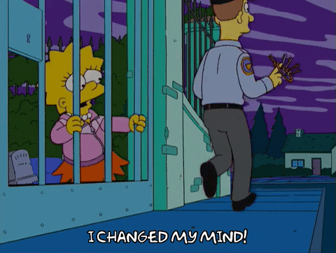sad lisa simpson GIF