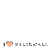 baladigala love i heart baladigala bala di gala Sticker