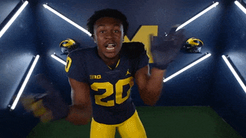 Go Blue College Football GIF by Michigan Athletics