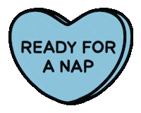 Tired Valentines Day Sticker by kynyoubelieveit