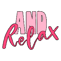relaxed chill Sticker by zoellabeauty