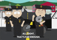 police barring GIF by South Park 