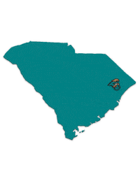 south carolina logo Sticker by Coastal Carolina University