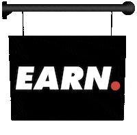 EarnClothing fashion sign earnclothing earn clothing Sticker