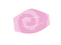 Pink Stay Home Sticker by Crafted by Carly