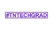 Gold Graduation Sticker by Tennessee Tech University