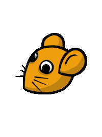 Eyes Mouse Sticker by Corporat