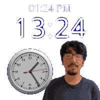 1 Pm Sticker