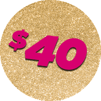 Glitter Gold Sticker by Crossroads