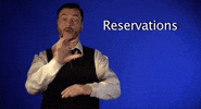 sign language reservations GIF by Sign with Robert