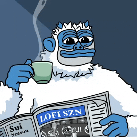 Coffee Cheers GIF by Lofi The Yeti