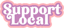 thelocalgalrd vintage colorful support local Sticker