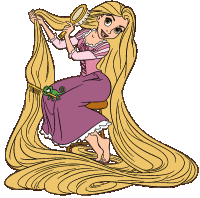 rapunzel STICKER