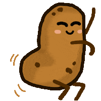 Dance Potato Sticker