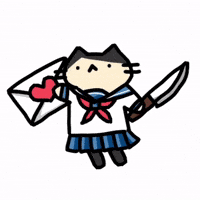 elebunn cat yandere yandere simulator ayano GIF