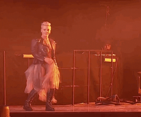 Pink Dancing GIF by BRIT Awards