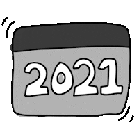 This Year Time Sticker by Tracey Hoyng