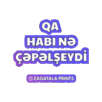 Zaqatala Sticker by Zagatala Prints