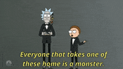 Rick And Morty Monster GIF by Emmys