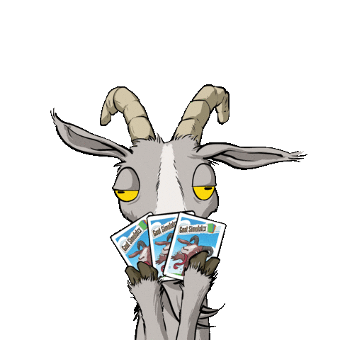 MOOD_PUBLISHING mood goat cardgame goatsimulator Sticker