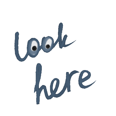 Смотри Look Here Sticker