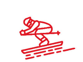 Skiing Slope Sticker by Silvretta Montafon