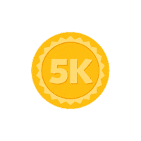 SunLifeID running marathon medal 10k Sticker