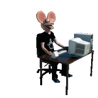 3D Desk Sticker by deadmau5