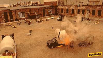fire car GIF by Cinemax