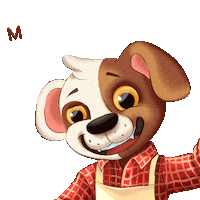 Gluten Free Dog Sticker by FOODCODE