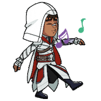 Happy Assassins Creed Sticker by Garena Free Fire Global