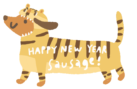 New Years Sticker by Miss NoProblem