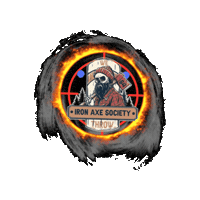 Axethrowing Sticker by Armadillo Axe Throwing