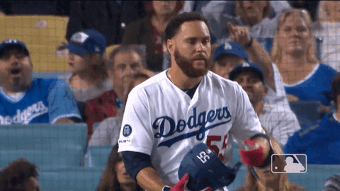 Giving Los Angeles Dodgers GIF by MLB